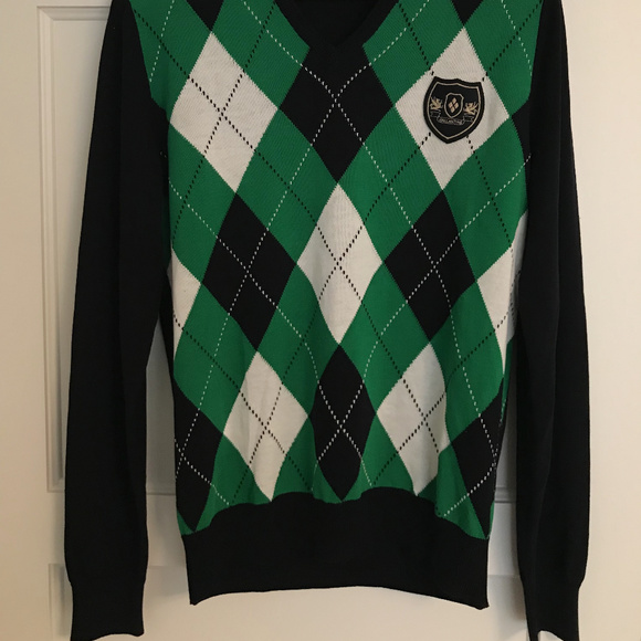 Ballantyne Men's V-Neck Sweater M/L - Picture 2 of 4